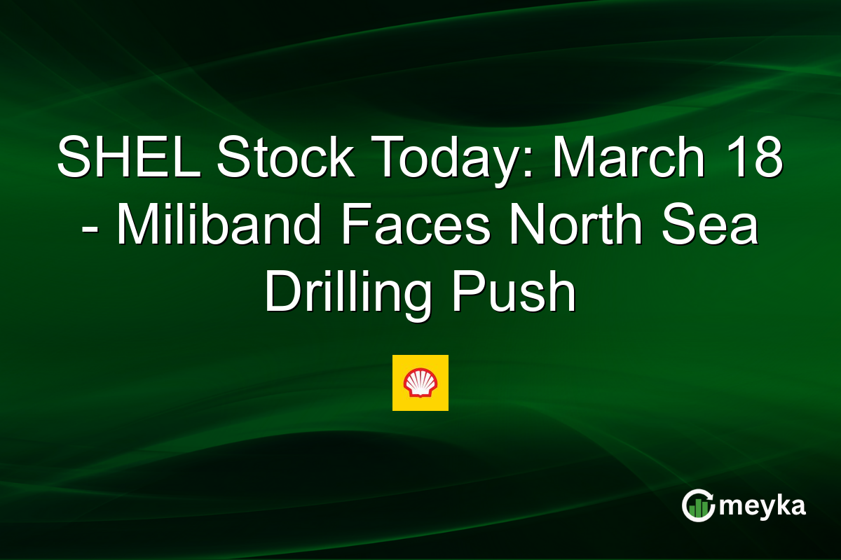 SHEL Stock Today: March 18 – Miliband Faces North Sea Drilling Push