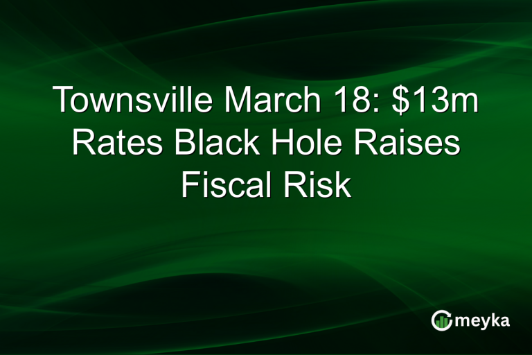 Townsville March 18: $13m Rates Black Hole Raises Fiscal Risk
