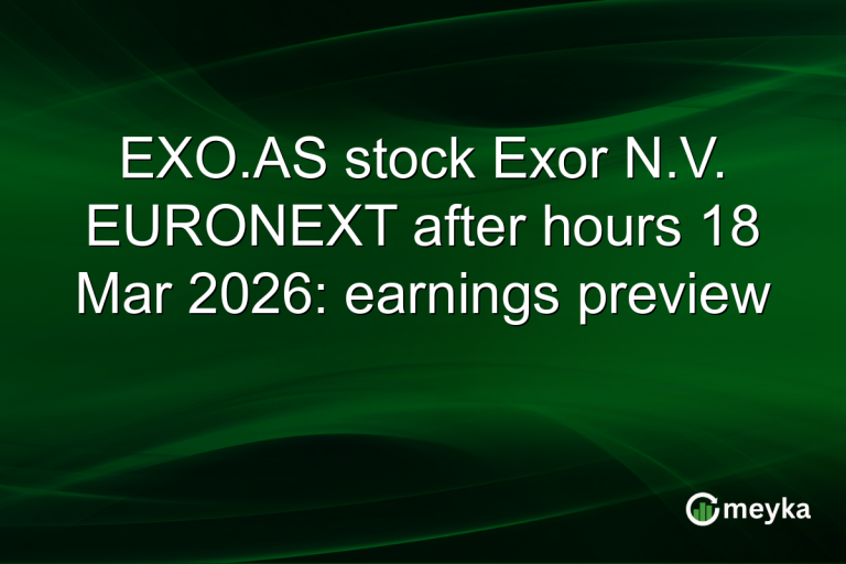 EXO.AS stock Exor N.V. EURONEXT after hours 18 Mar 2026: earnings preview