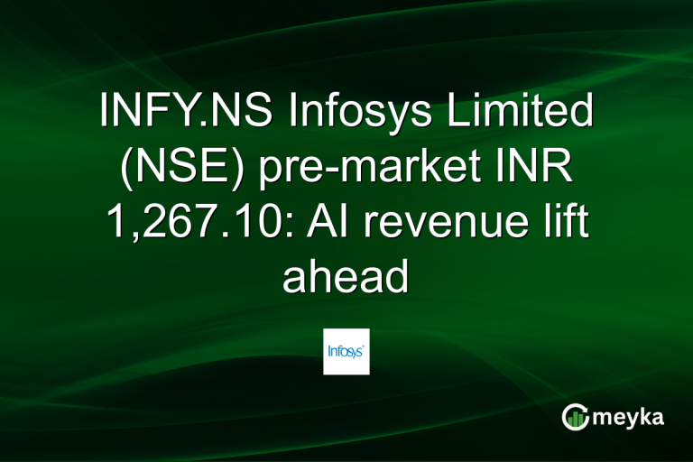 INFY.NS Infosys Limited (NSE) pre-market INR 1,267.10: AI revenue lift ahead