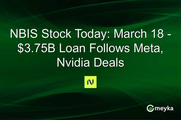 NBIS Stock Today: March 18 - $3.75B Loan Follows Meta, Nvidia Deals