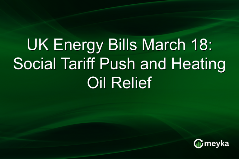 UK Energy Bills March 18: Social Tariff Push and Heating Oil Relief