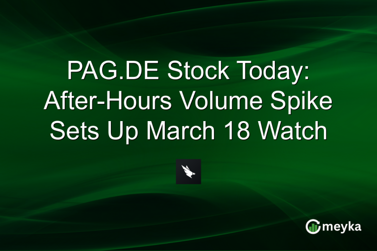 PAG.DE Stock Today: After-Hours Volume Spike Sets Up March 18 Watch