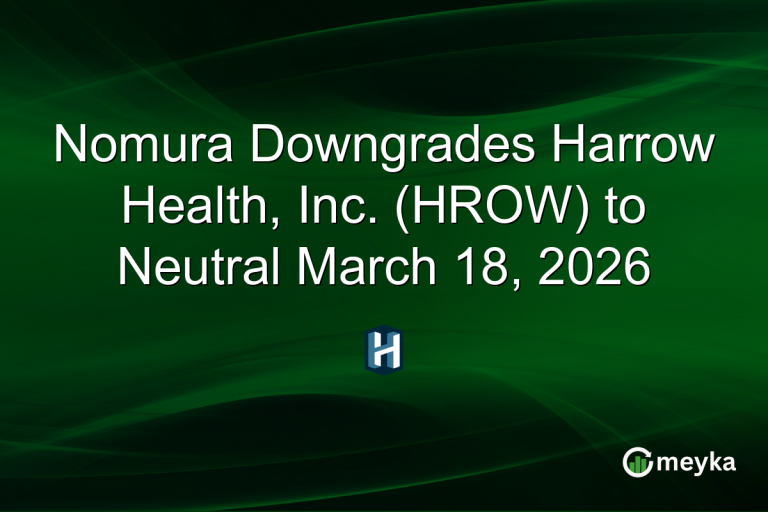 Nomura Downgrades Harrow Health, Inc. (HROW) to Neutral March 18, 2026