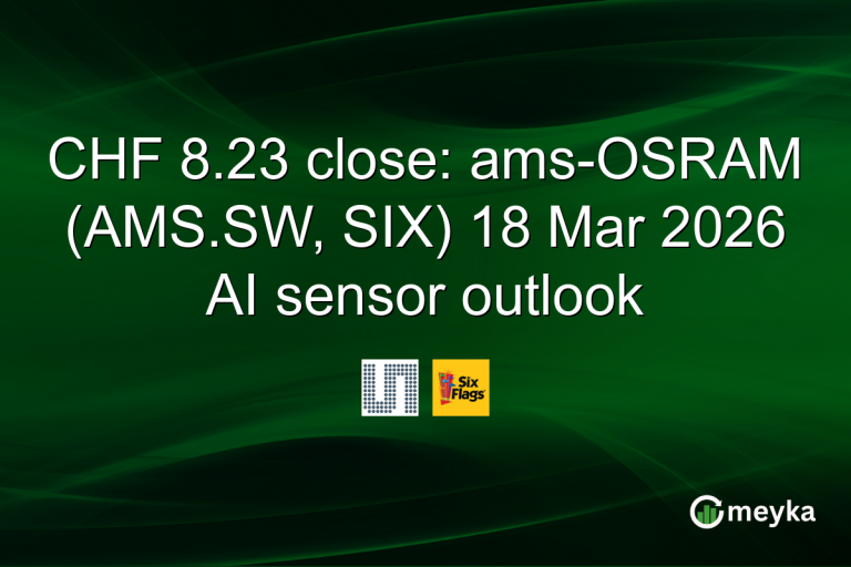 CHF 8.23 close: ams-OSRAM (AMS.SW, SIX) 18 Mar 2026 AI sensor outlook