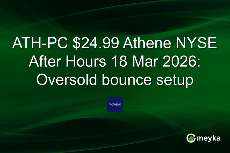 ATH-PC $24.99 Athene NYSE After Hours 18 Mar 2026: Oversold bounce setup
