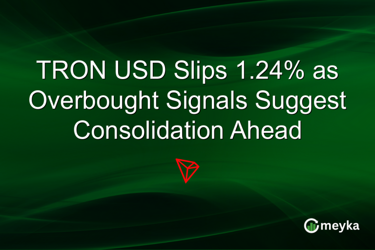 TRON USD Slips 1.24% as Overbought Signals Suggest Consolidation Ahead