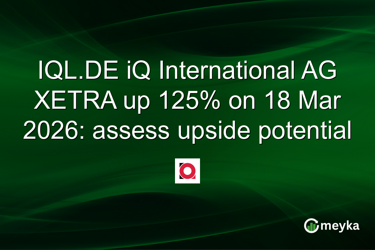 IQL.DE iQ International AG XETRA up 125% on 18 Mar 2026: assess upside potential