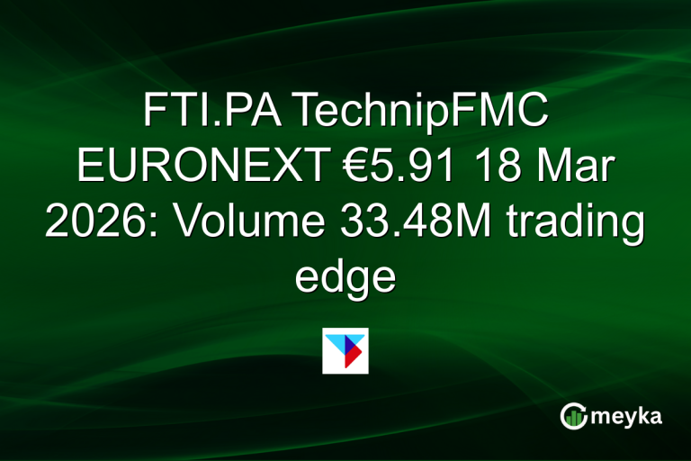 FTI.PA TechnipFMC EURONEXT €5.91 18 Mar 2026: Volume 33.48M trading edge