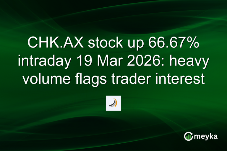 CHK.AX stock up 66.67% intraday 19 Mar 2026: heavy volume flags trader interest