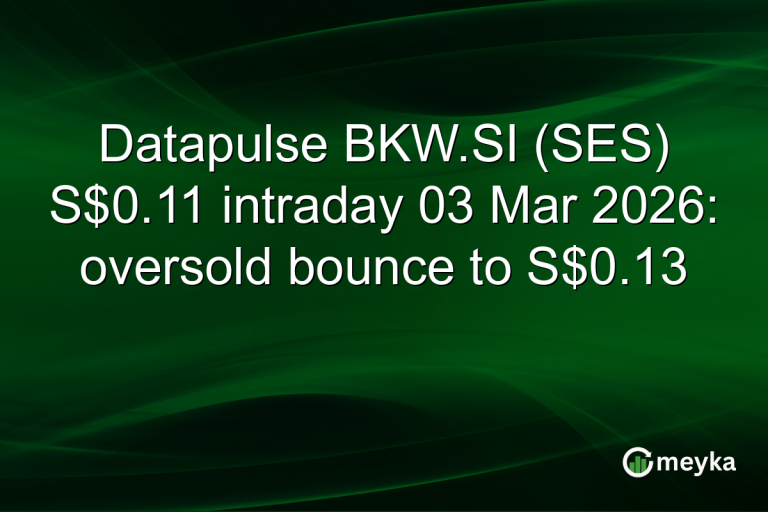 Datapulse BKW.SI (SES) S$0.11 intraday 03 Mar 2026: oversold bounce to S$0.13