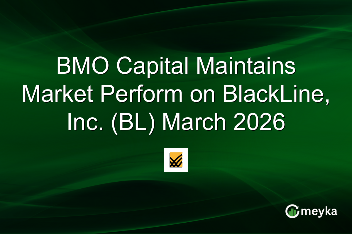 BMO Capital Maintains Market Perform on BlackLine, Inc. (BL) March 2026