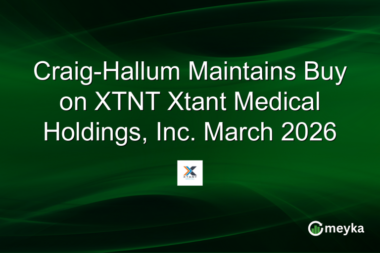 Craig-Hallum Maintains Buy on XTNT Xtant Medical Holdings, Inc. March 2026