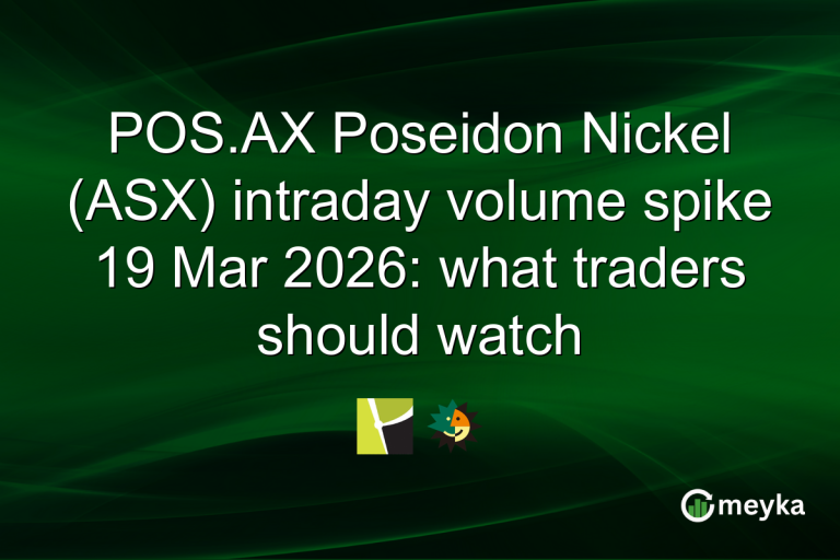 POS.AX Poseidon Nickel (ASX) intraday volume spike 19 Mar 2026: what traders should watch