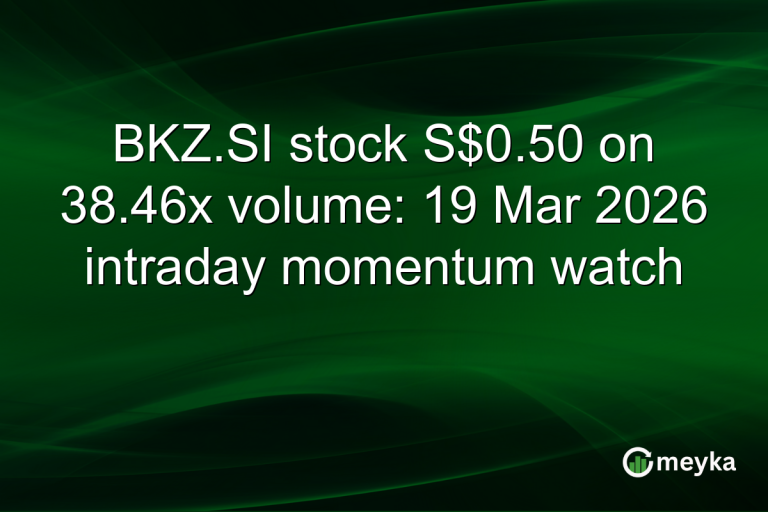 BKZ.SI stock S$0.50 on 38.46x volume: 19 Mar 2026 intraday momentum watch