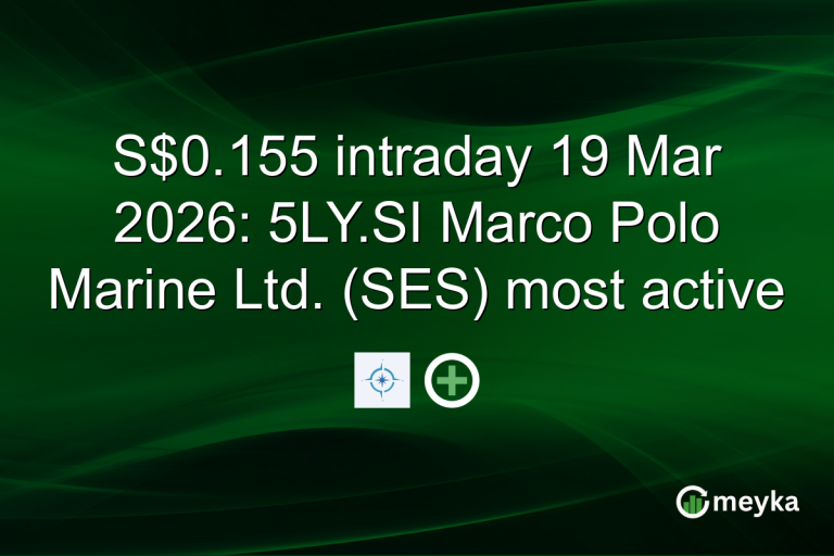 S$0.155 intraday 19 Mar 2026: 5LY.SI Marco Polo Marine Ltd. (SES) most active