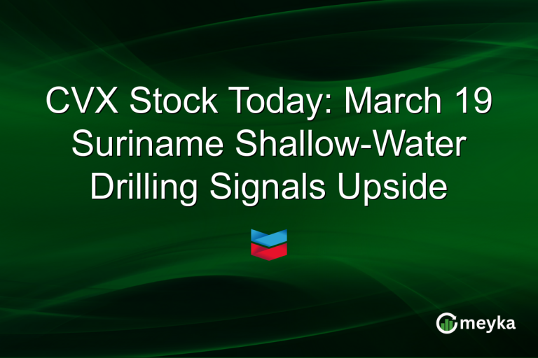CVX Stock Today: March 19 Suriname Shallow-Water Drilling Signals Upside