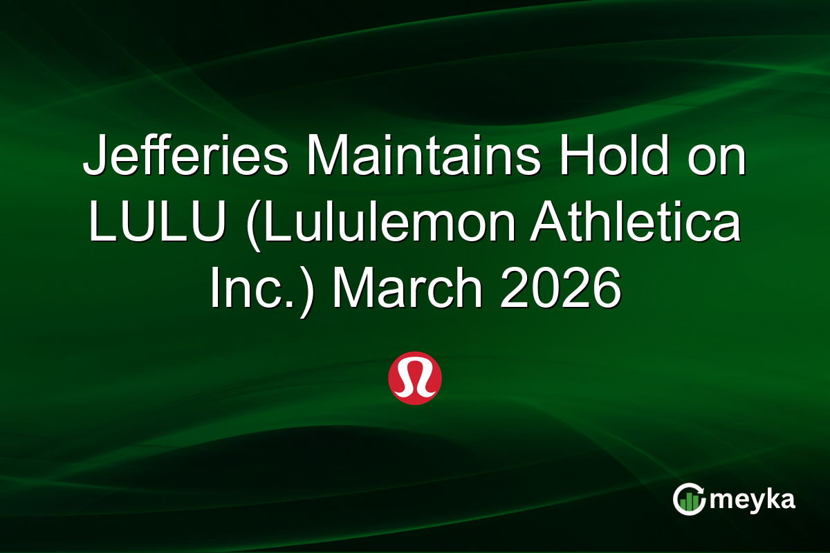 Jefferies Maintains Hold on LULU (Lululemon Athletica Inc.) March 2026