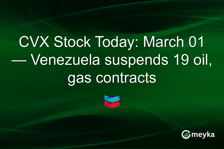 CVX Stock Today: March 01 — Venezuela suspends 19 oil, gas contracts