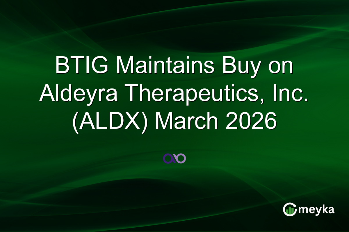 BTIG Maintains Buy on Aldeyra Therapeutics, Inc. (ALDX) March 2026