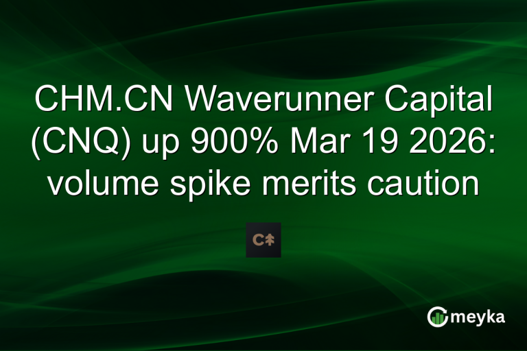 CHM.CN Waverunner Capital (CNQ) up 900% Mar 19 2026: volume spike merits caution