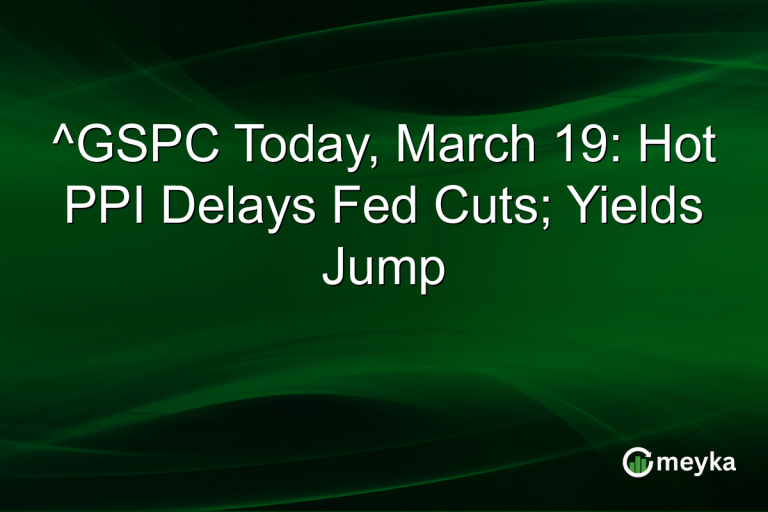 ^GSPC Today, March 19: Hot PPI Delays Fed Cuts; Yields Jump