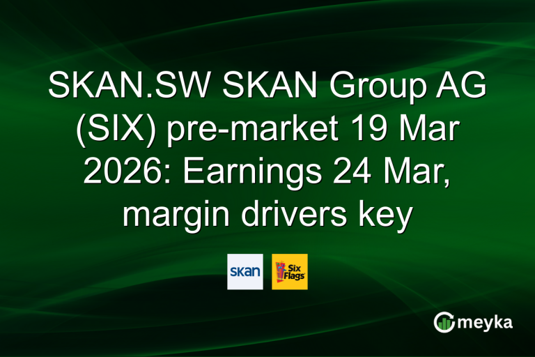 SKAN.SW SKAN Group AG (SIX) pre-market 19 Mar 2026: Earnings 24 Mar, margin drivers key