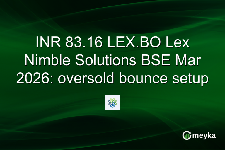 INR 83.16 LEX.BO Lex Nimble Solutions BSE Mar 2026: oversold bounce setup