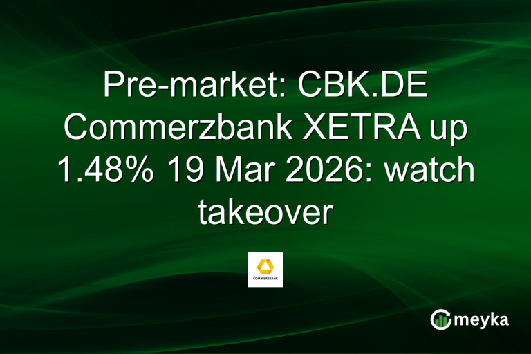 Pre-market: CBK.DE Commerzbank XETRA up 1.48% 19 Mar 2026: watch takeover