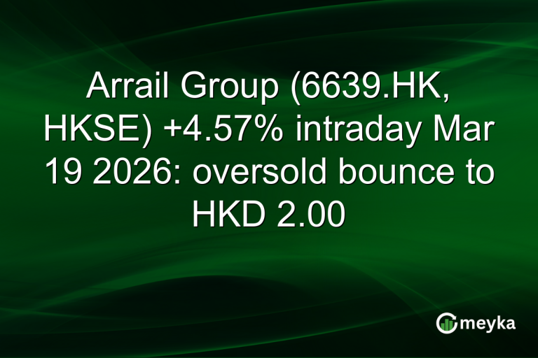 Arrail Group (6639.HK, HKSE) +4.57% intraday Mar 19 2026: oversold bounce to HKD 2.00