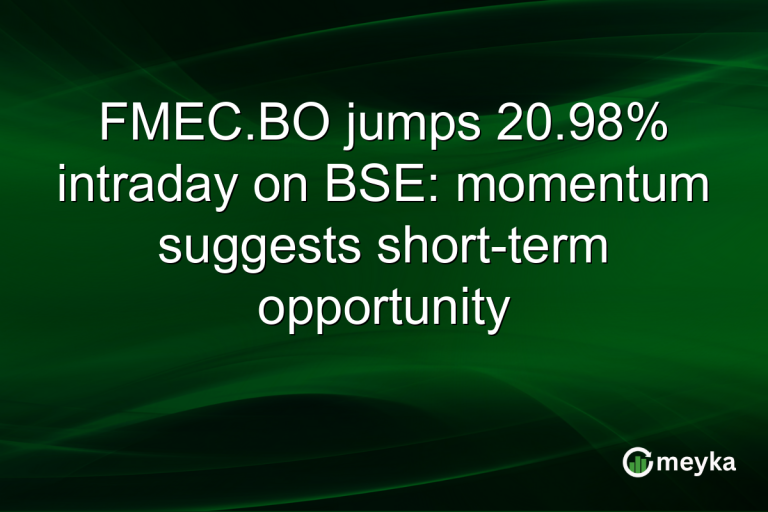 FMEC.BO jumps 20.98% intraday on BSE: momentum suggests short-term opportunity