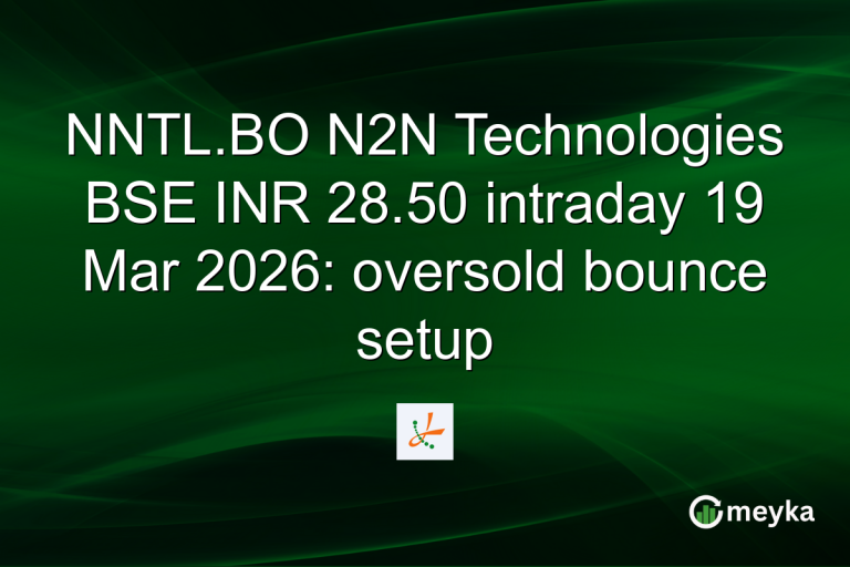 NNTL.BO N2N Technologies BSE INR 28.50 intraday 19 Mar 2026: oversold bounce setup