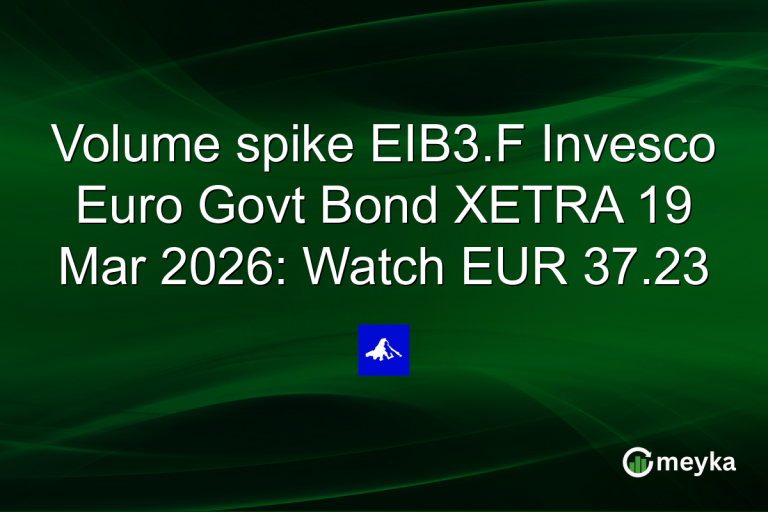 Volume spike EIB3.F Invesco Euro Govt Bond XETRA 19 Mar 2026: Watch EUR 37.23