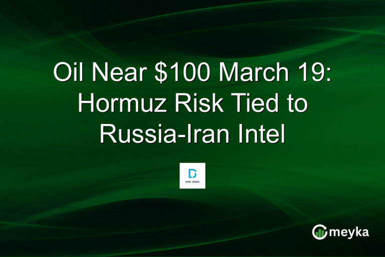 Oil Near $100 March 19: Hormuz Risk Tied to Russia-Iran Intel