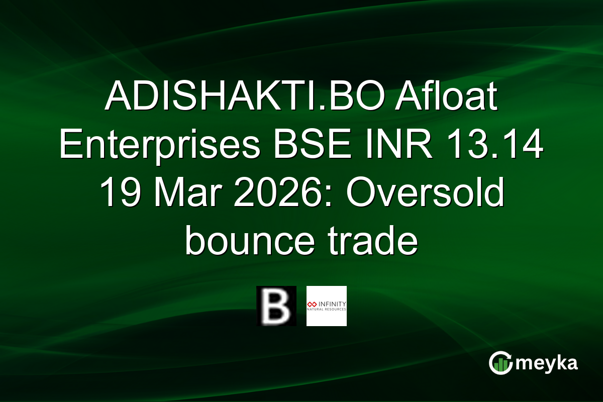 ADISHAKTI.BO Afloat Enterprises BSE INR 13.14 19 Mar 2026: Oversold bounce trade