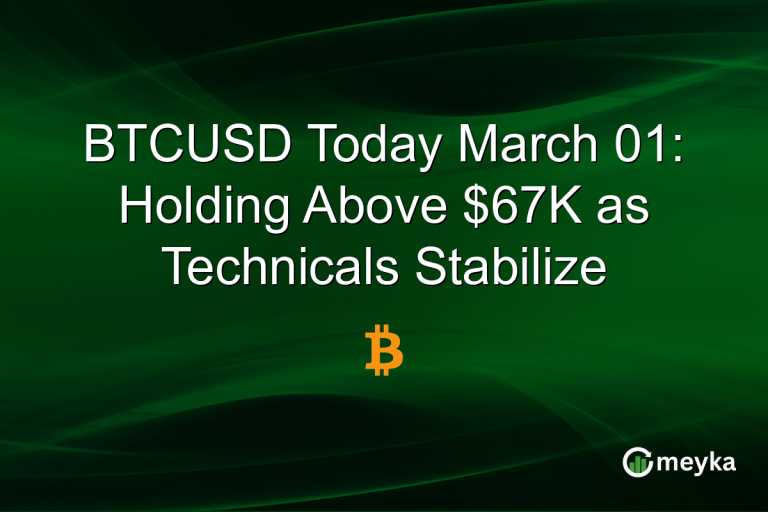 BTCUSD Today March 01: Holding Above $67K as Technicals Stabilize