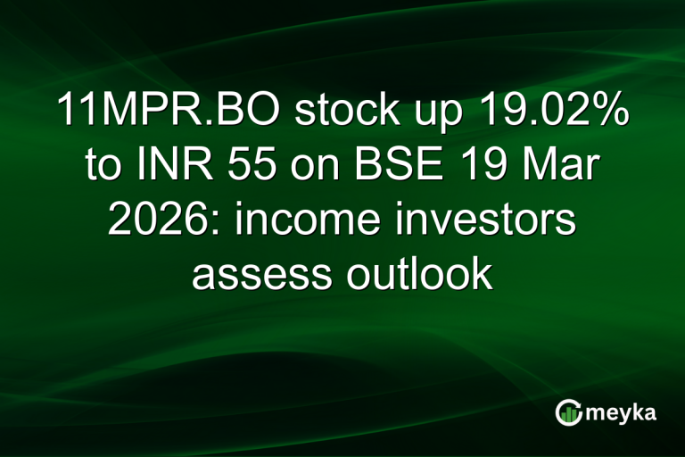 11MPR.BO stock up 19.02% to INR 55 on BSE 19 Mar 2026: income investors assess outlook