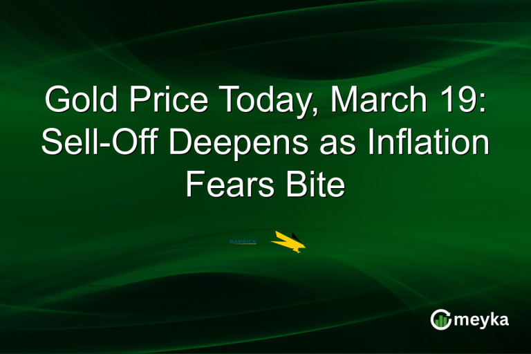 Gold Price Today, March 19: Sell-Off Deepens as Inflation Fears Bite
