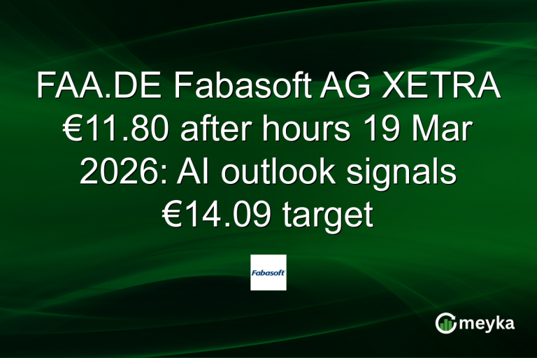FAA.DE Fabasoft AG XETRA €11.80 after hours 19 Mar 2026: AI outlook signals €14.09 target