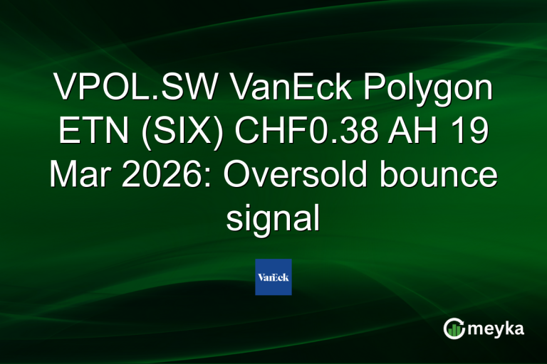 VPOL.SW VanEck Polygon ETN (SIX) CHF0.38 AH 19 Mar 2026: Oversold bounce signal