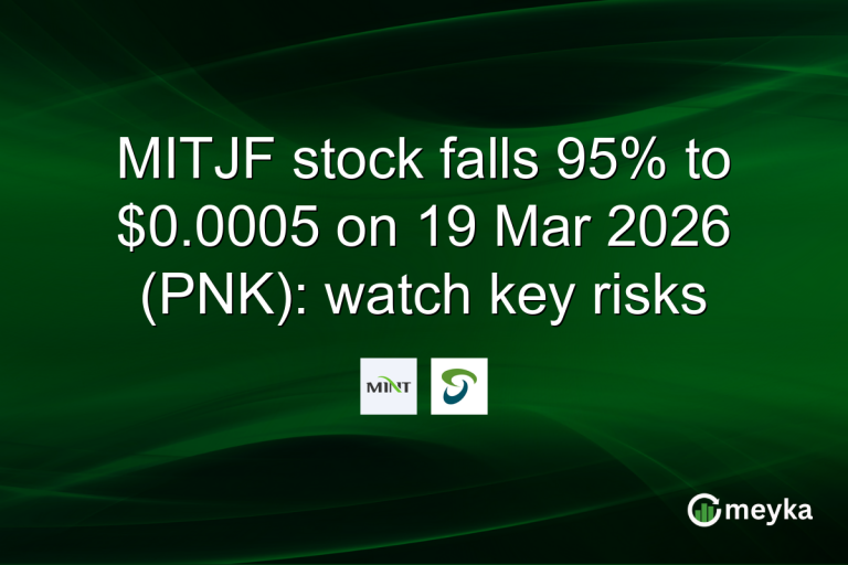 MITJF stock falls 95% to $0.0005 on 19 Mar 2026 (PNK): watch key risks