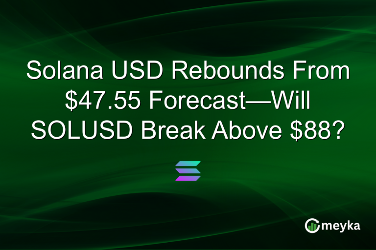 Solana USD Rebounds From $47.55 Forecast—Will SOLUSD Break Above $88?