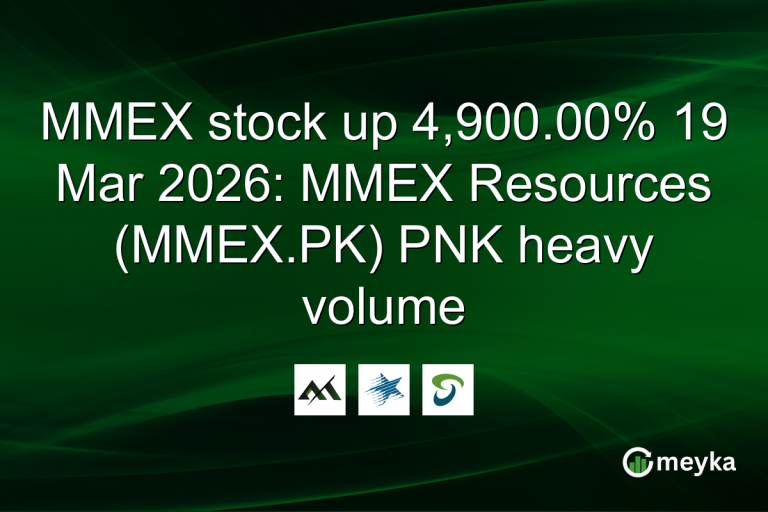 MMEX stock up 4,900.00% 19 Mar 2026: MMEX Resources (MMEX.PK) PNK heavy volume