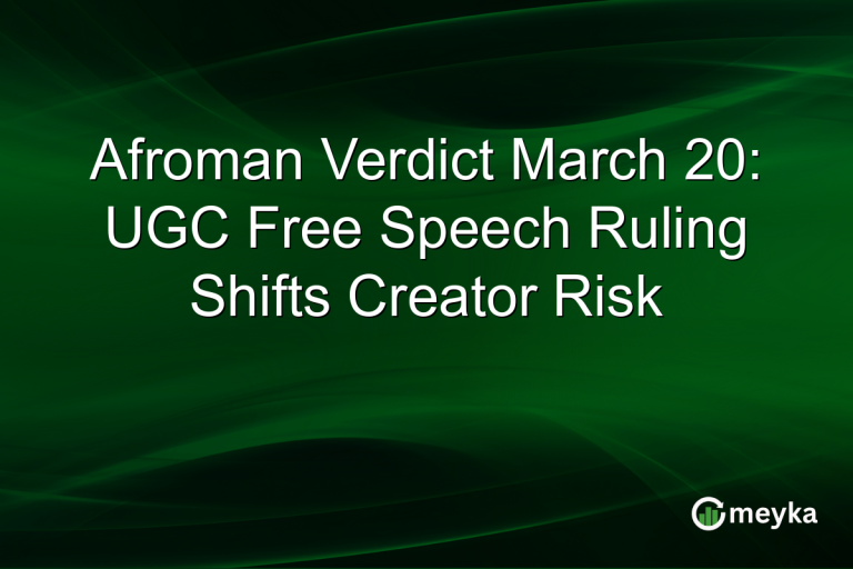 Afroman Verdict March 20: UGC Free Speech Ruling Shifts Creator Risk