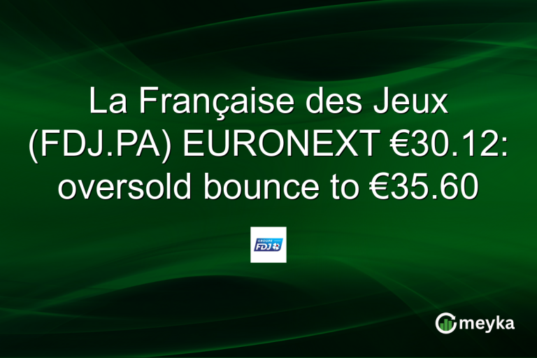 La Française des Jeux (FDJ.PA) EURONEXT €30.12: oversold bounce to €35.60