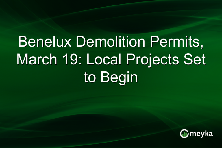 Benelux Demolition Permits, March 19: Local Projects Set to Begin