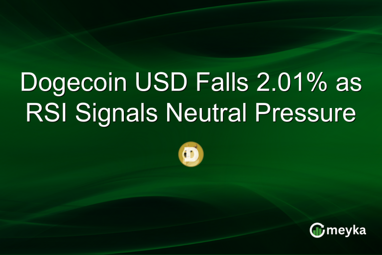 Dogecoin USD Falls 2.01% as RSI Signals Neutral Pressure