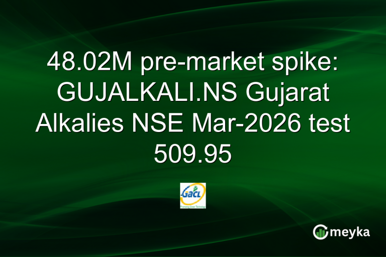 48.02M pre-market spike: GUJALKALI.NS Gujarat Alkalies NSE Mar-2026 test 509.95