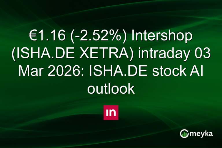 €1.16 (-2.52%) Intershop (ISHA.DE XETRA) intraday 03 Mar 2026: ISHA.DE stock AI outlook