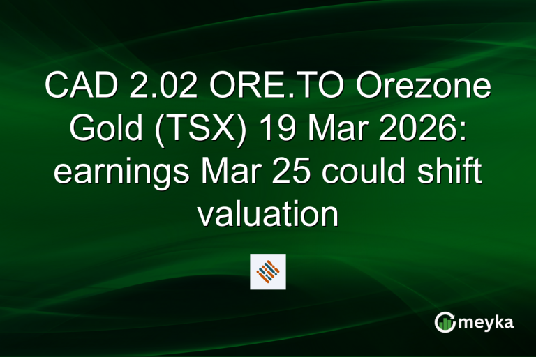 CAD 2.02 ORE.TO Orezone Gold (TSX) 19 Mar 2026: earnings Mar 25 could shift valuation